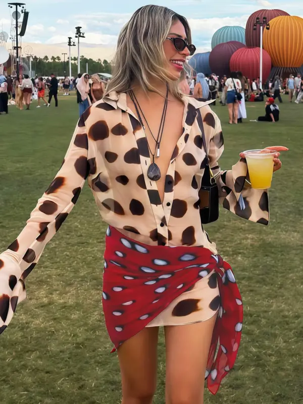 Astrid Polka Dress — ARINESSY
