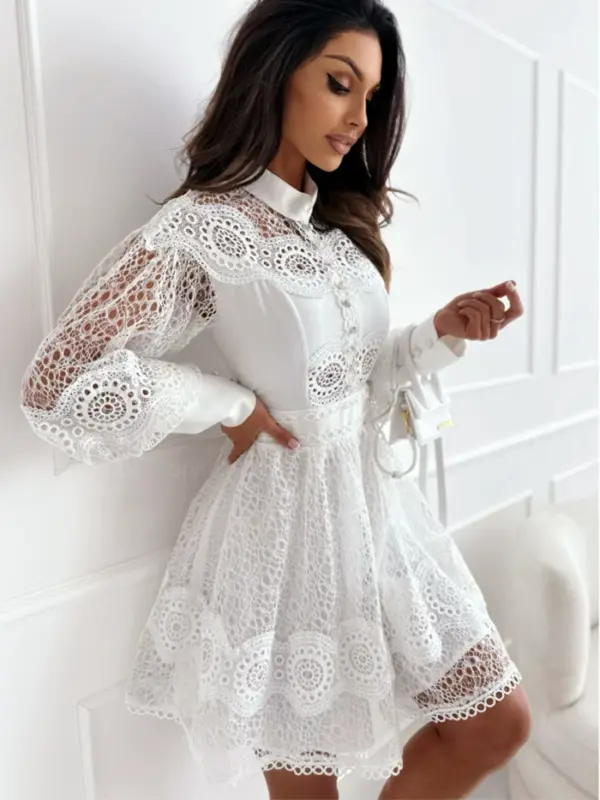 Blandine Lace Dress — ARINESSY